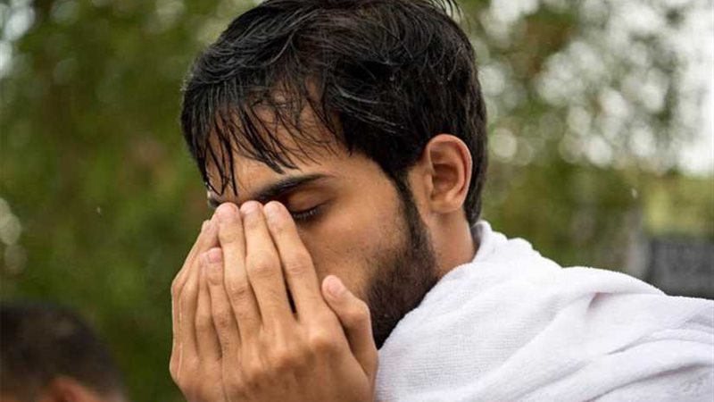 هطول أمطار على عرفة..