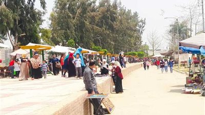حدائق الدقهلية تستقبل الزوار احتفالًا بعيد الأضحى