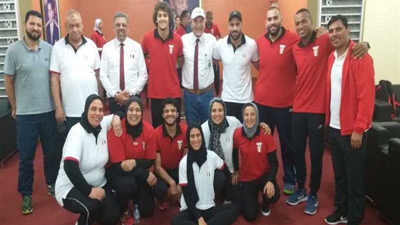 وصول فراعنة الطائرة