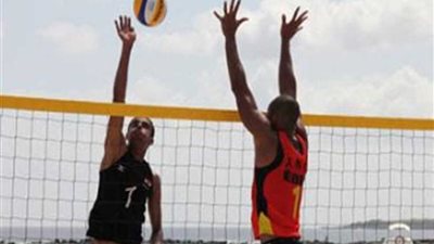 خسارة رجال الطائرة الشاطئية أمام نيجيريا