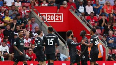 ليفربول يتألق ويفوز على ساوثهامبتون بثنائية في البريميرليج