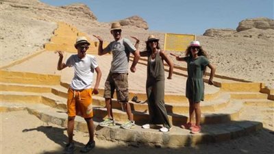 وفد إيطالي يزور المعالم السياحية بالمنيا