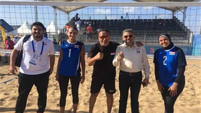 سيدات الطائرة الشاطئية يتأهلن لنهائي الألعاب الإفريقية