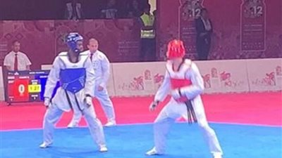 صلاح الدين خيري يحصد فضية التايكوندو تحت 87 كجم