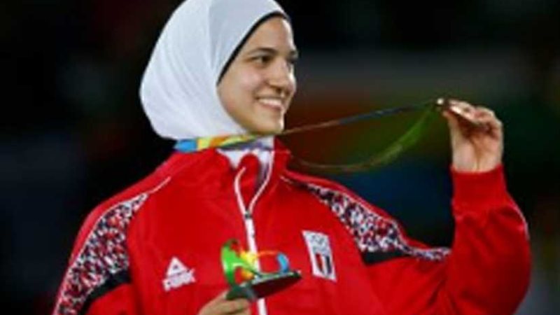 هداية ملاك تحصد ذهبية