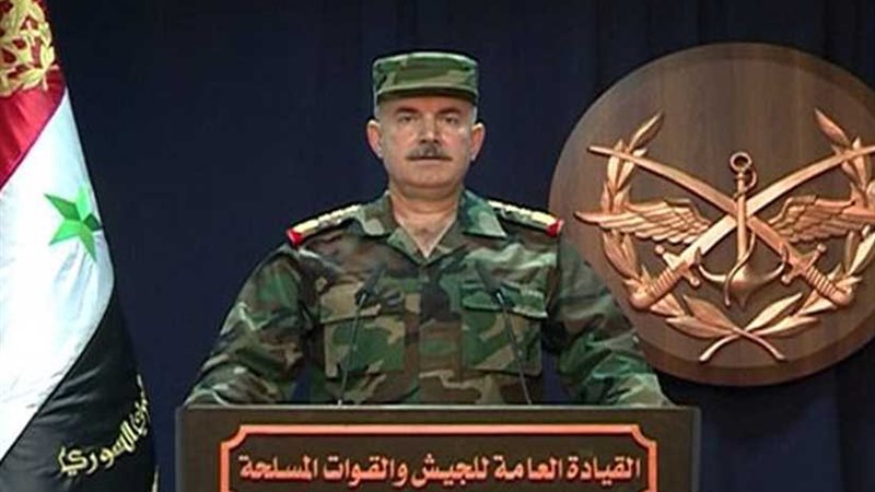 الجيش السوري يعلن