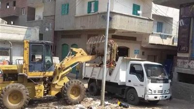 رفع 170 طن تراكمات قمامة من الرحمانية ودمنهور 