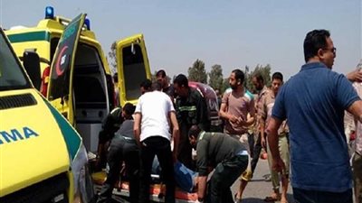 إصابة 7 أشخاص إثر انقلاب سيارة بطريق العلمين بالبحيرة