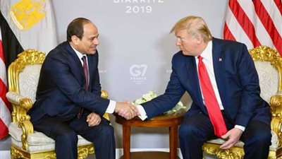 الرئيس السيسي يبدي سعادته بلقاء نظيره الأمريكي عبر صفحته الرسمية بـ