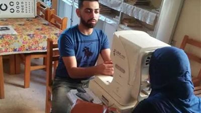 قافلة لعلاج مرضى العيون لحزب 