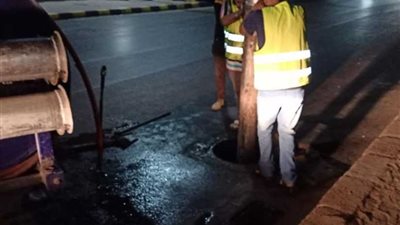 تطهير المطابق والشنايش استعدادا لاستقبال فصل الشتاء بالإسكندرية