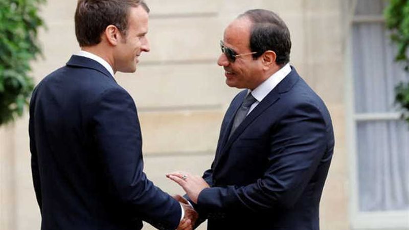 السيسي وماكرون يتفقان