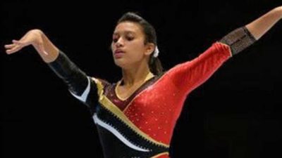 نانسي طمان تحقق ذهبية حصان القفز في الجمباز بدورة الألعاب الإفريقية