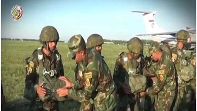 ختام التدريب المصرى الروسى البيلاروسى المشترك 