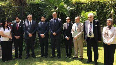 وزير الهجرة والمهجرين و السفير العراقي بالقاهرة يلتقيان الأمين العام المساعد لجامعة الدول العربية