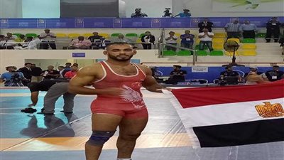 حسام مرغني يحقق ذهبية 96 كجم في المصارعة الحرة