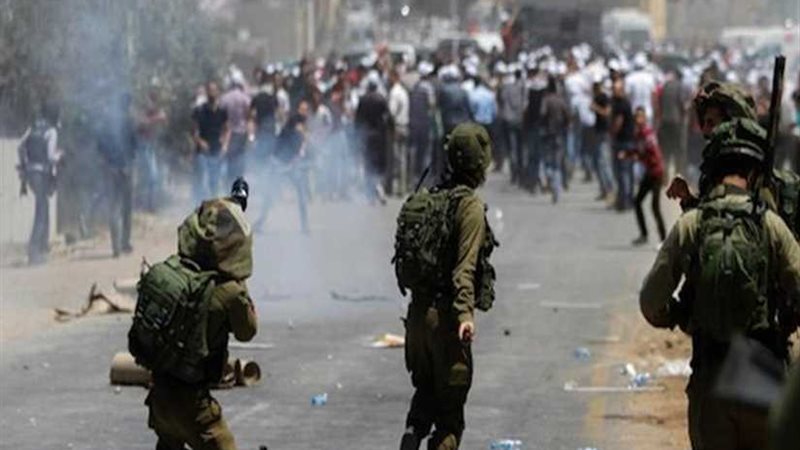 إصابة 11 فلسطينيا