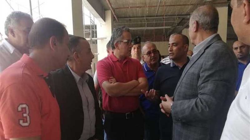 وزير الآثار يتفقد