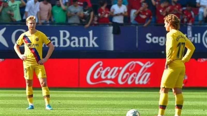 برشلونه يسقط في فخ