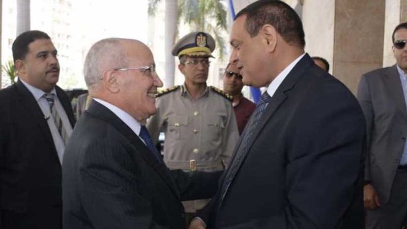 محافظ البحيرة يستقبل