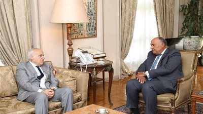 شكري يبحث مع سلامة آخر مستجدات الوضع على الساحة الليبية