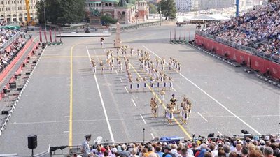 ختام فاعليات المهرجان الدولى الثانى عشر للموسيقات العسكرية بروسيا