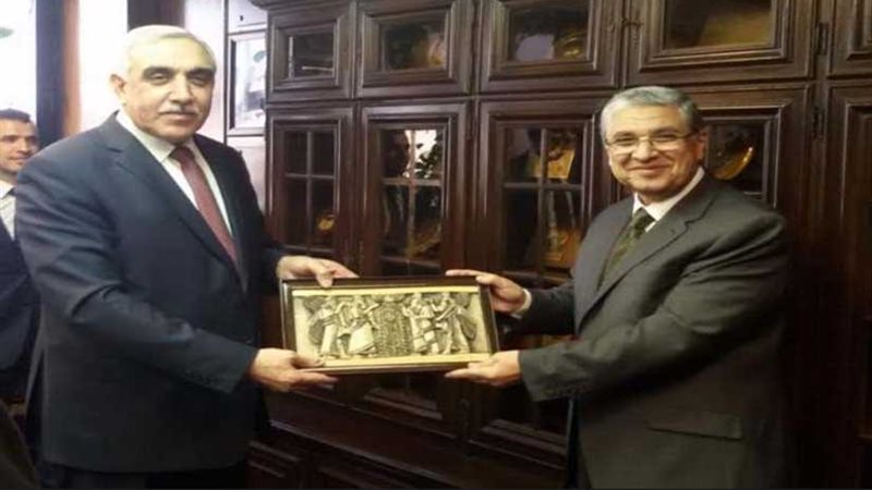 وزير الكهرباء يلتقي