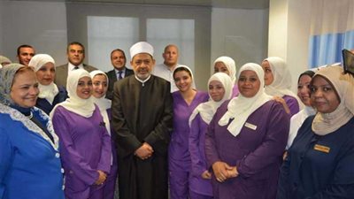 الإمام الأكبر يفتتح قسم جراحة القلب والصدر بمستشفى سيد جلال الجامعي بجامعة الأزهر