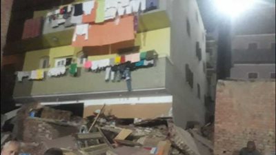 محافظ الدقهلية يكشف سبب انهيار عقار قرية 