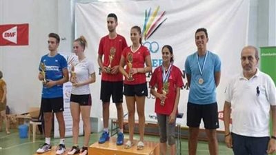 منتخب الريشة الطائرة يحصد 5 ميداليات ببطولة البحر المتوسط للناشئين