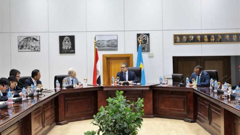 العناني يستقبل السفير