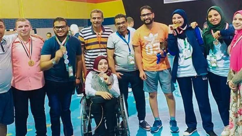 3 ميداليات لجامعة