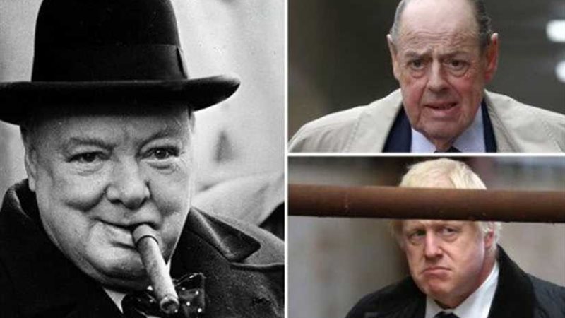 حفيد تشرشل يهاجم