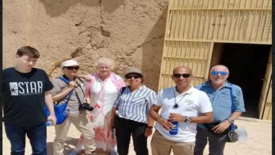 سائحون من 3 دول يزورون معالم المنيا