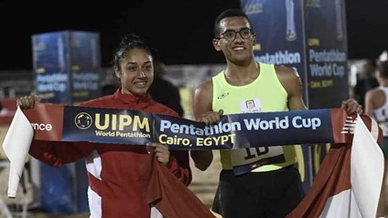 مصر تقتنص ذهبية الزوجي