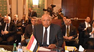 شُكري يُشارك في اجتماع الدورة العادية لمجلس جامعة الدول العربية