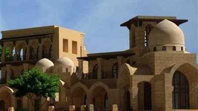 مخطط تصميم مطاعم على ضفاف بحيرة 