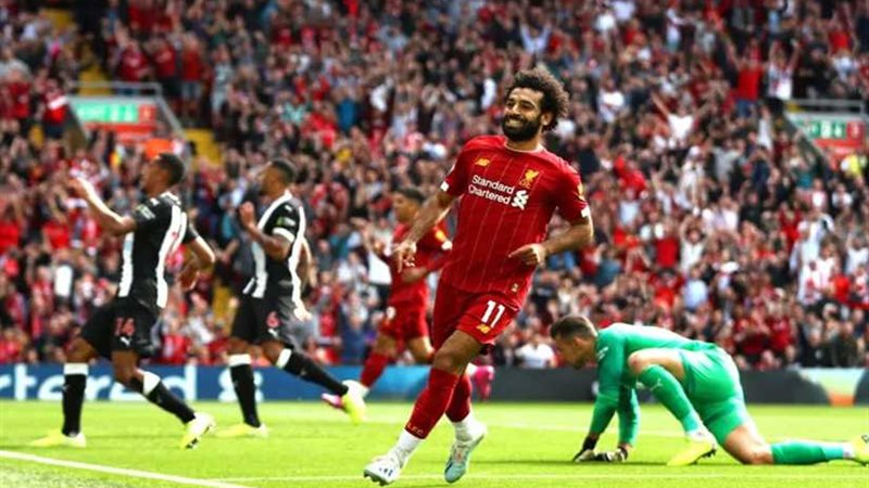 محمد صلاح يضيف الهدف