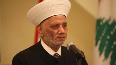 مفتي لبنان يشيد بمكانة مصر في العالمين العربي والإسلامي