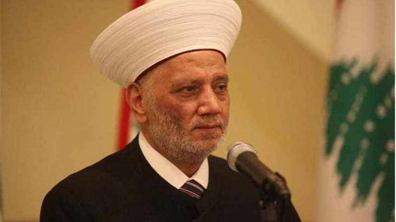 مفتي لبنان يشيد بمكانة