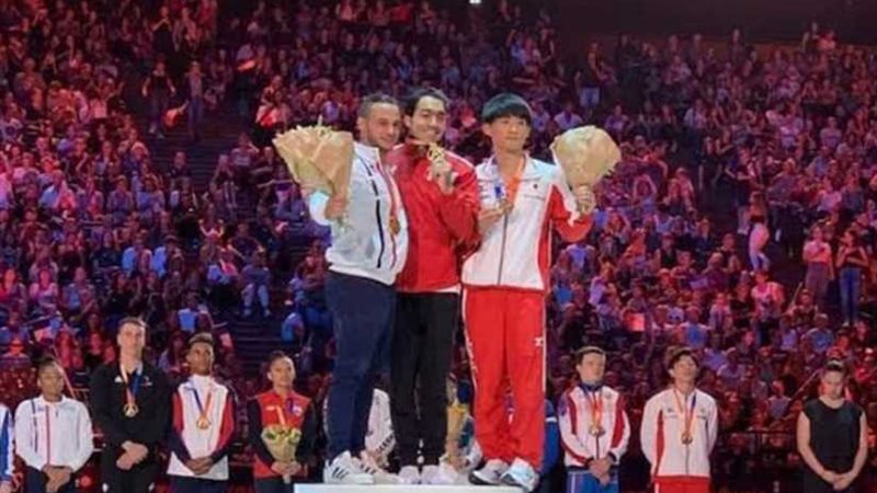 أبو القاسم يحصد ذهبية