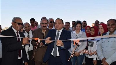 رئيس جامعة بني سويف يفتتح صالة الجمباز الجديدة بكلية التربية الرياضية