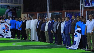 بالصور.. مكافآت مالية للاعبين في نهائي دوري مستقبل وطن بمركز المنشاة في سوهاج