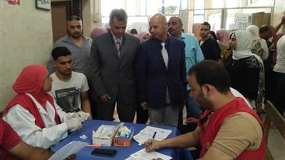 صحة الشرقية تتابع حملة 100 مليون صحة بجامعة الزقازيق