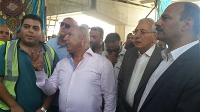 وزير النقل يتفقد أعمال إنشاء كباري الدقهلية