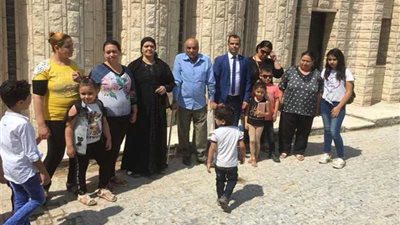 القومي لأسر الشهداء ينظم رحلة لدير جبل الطير بسمالوط