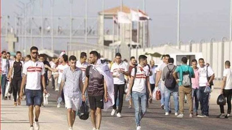جماهير الزمالك تتوافد