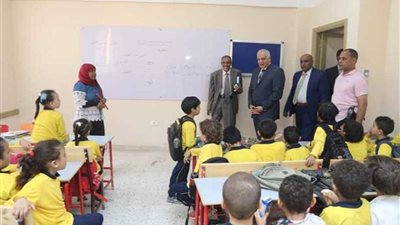 محافظ الجيزة يفتتح مدرسة أمهات المؤمنين للتعليم الأساسي بالهرم بتكلفة 12 مليون جنيه