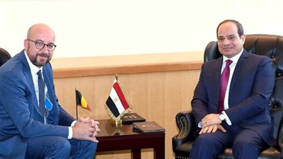 الرئيس السيسي يعرب عن حرص مصر على تطوير آليات التعاون مع بلجيكا في جميع المجالات