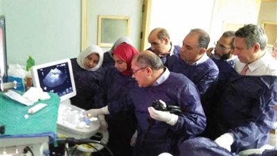 دقيق في تشخيص الأورام.. أول منظار بالموجات الصوتية بمعهد الكبد بـ”المنوفية“ (صور)